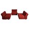 Red Amanta Lounge Sofa Sections by Mario Bellini for C&b Italia, 1970s, Set of 3, Image 1