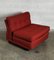 Red Amanta Lounge Sofa Sections by Mario Bellini for C&b Italia, 1970s, Set of 3 4