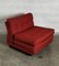 Red Amanta Lounge Sofa Sections by Mario Bellini for C&b Italia, 1970s, Set of 3, Image 4