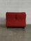 Sezioni del divano Amanta rosso di Mario Bellini per C&b Italia, anni '70, set di 3, Immagine 12