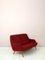 Rotes Vintage 2-Sitzer Sofa, 1940er 4