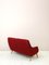 Rotes Vintage 2-Sitzer Sofa, 1940er 5