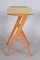 Small Mid-Century Czech Yellow Beech Side Table, 1950s, Image 6