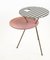 Table d'Appoint Tavolfiore Motif Pied-de-Poule et Rose par Tokyostory Creative Bureau 5