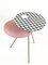 Table d'Appoint Tavolfiore Motif Pied-de-Poule et Rose par Tokyostory Creative Bureau 2