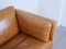 Light Brown 2-Seater Leather Sofa, Denmark, 1970s 24