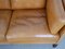 Light Brown 2-Seater Leather Sofa, Denmark, 1970s 19