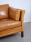 Light Brown 2-Seater Leather Sofa, Denmark, 1970s 21