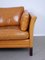 Light Brown 2-Seater Leather Sofa, Denmark, 1970s 23