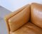 Light Brown 2-Seater Leather Sofa, Denmark, 1970s 25