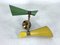 Italienische Orientierbare Single Double Cones Wandlampe im Stilnovo Stil, 1950er 5