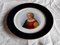 Vintage Plate in White Porcelain by Meissen with Colored Portrait of the St. Mary, 1970s 2