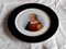 Vintage Teller aus weißem Porzellan von Meissen mit farbigem Porträt der Hl. Maria, 1970er 2