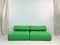 Divano modulare Voyage vintage verde di Roche Bobois, set di 2, Immagine 4