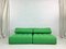 Vintage Green Voyage Modular Sofa Sections from Roche Bobois, Set of 2 4
