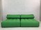 Vintage Green Voyage Modular Sofa Sections from Roche Bobois, Set of 2 3