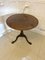 Antique 18th Century George III Figured Mahogany Dish Top Tripod Table, 1780s 1