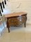 Antique French Victorian Burr Walnut Ormolu Mounted Chest of Drawers with Marble Top, 1880s, Image 2