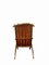 Walnut Folding Campaign Chair, Image 9