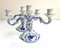 Triple Porcelain Candleholders, Germany, Dresden, Early 20th Century, Set of 2, Image 3