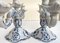 Triple Porcelain Candleholders, Germany, Dresden, Early 20th Century, Set of 2 4