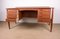 Large Danish Teak Double-Sided Desk by Svend Aage Madsen Pour H. P Hansen, 1960 17