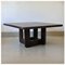 Dark Wooden Coffee Table with Marquetry 3