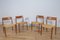 Mid-Century Model 77 Dining Chairs by Niels Otto Møller for J.L. Møllers, 1960s, Set of 4 5