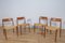 Mid-Century Model 77 Dining Chairs by Niels Otto Møller for J.L. Møllers, 1960s, Set of 4, Image 5