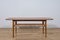 Mid-Century Danish Teak & Rattan Coffee Table, 1960s 3