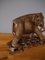 Antique Japanese Carved Elephant. Signed, 1930s, Image 4