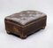 Foot Stool in Brown Leather, Image 2