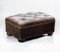 Foot Stool in Brown Leather 6