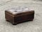 Foot Stool in Brown Leather 3