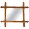 Espejo francés de imitación de bambú, años 10, Imagen 1