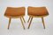 Hocker aus Buche, Tschechoslowakei, 1960er, 2er Set 2