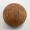 Balón medicinal vintage de cuero marrón, años 30, Imagen 7