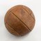 Vintage Brown Leather Medicine Ball, 1930s 6