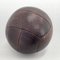 Vintage Mahogany Leather Medicine Ball, 1930s, Image 7