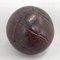 Vintage Mahogany Leather Medicine Ball, 1930s 3