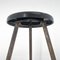 Industrieller Vintage Tripod Hocker aus Eisen mit Original Kunststoffsitz, 1950er 6