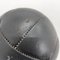 Schwarzer Vintage Leder Medizinball von Gala, 1930er 6