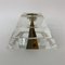 Mid-Century Hollywood Regency Acrylic Glass Pyramid Candle Holder, 1970s 5