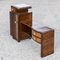Vintage Wooden Dressing Table with Marble Top, 1940s 4