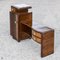 Vintage Wooden Dressing Table with Marble Top, 1940s, Image 4