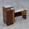 Vintage Wooden Dressing Table with Marble Top, 1940s, Image 3