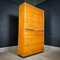 Large Antique Oak Cupboard with Roller Door, 1920s, Image 2