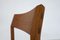 Mid-Century Modern Dining Chairs attributed to Giuseppe Rivadossi, Italy, 1980s, Set of 6 5