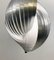 Mid-Century Modern Ceiling Light in Aluminium attributed to Henri Mathieu, France, 1970s 6