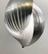 Mid-Century Modern Ceiling Light in Aluminium attributed to Henri Mathieu, France, 1970s, Image 6